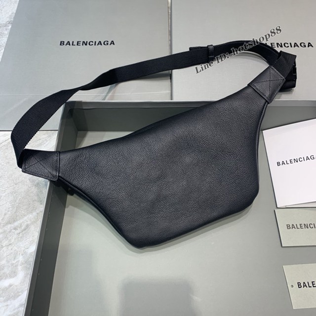 Balenciaga專櫃爆款小號腰包 巴黎世家男女同款腰包全皮胸包 fyj1516